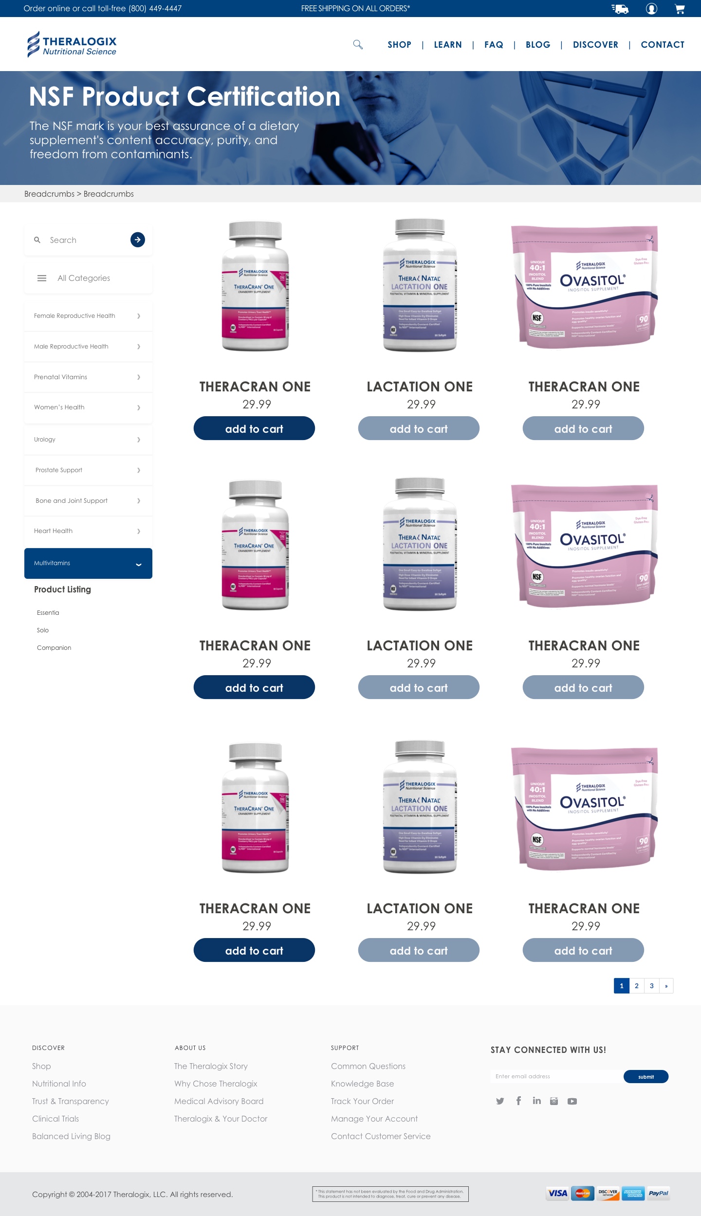 Theralogix Product Collections